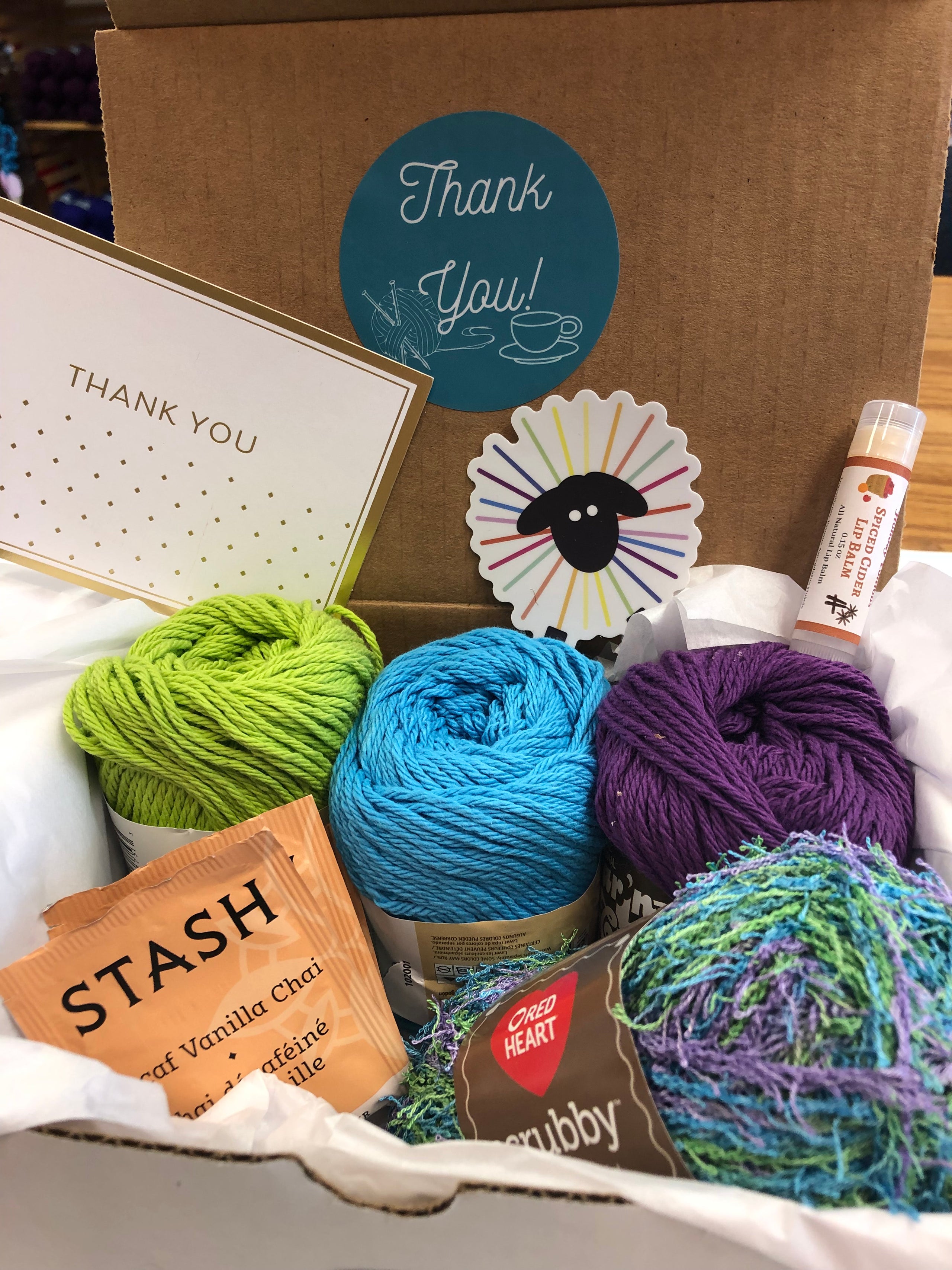 Sip N Stitch Yarn Box - Cratejoy